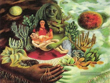 Frida Kahlo Werke - ABRAZO AMOROSO Feminismus Frida Kahlo